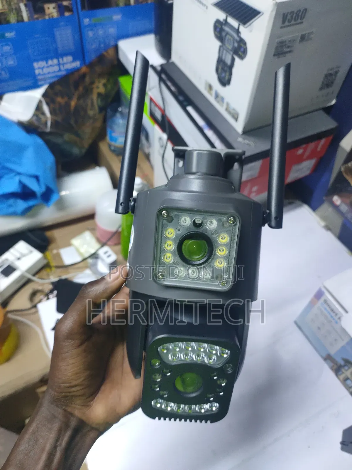 Electric Dual Lense 4g PTZ CCTV Surveillance Camera