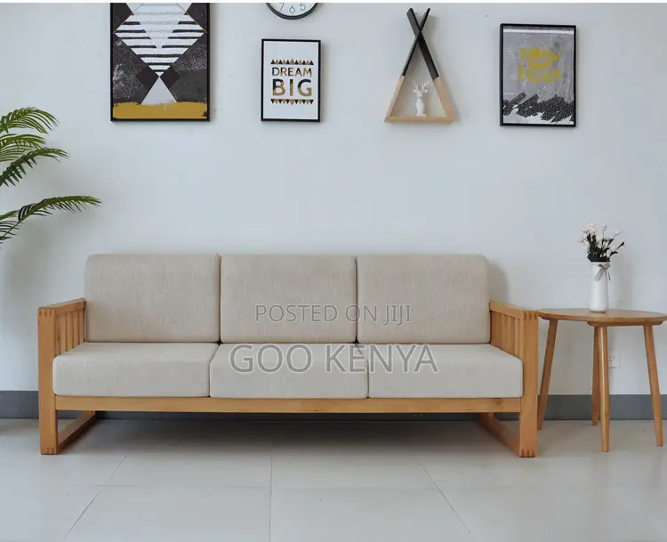Outdoor Sofa; Contemporary 5-Seater Wooden Lounge Chair