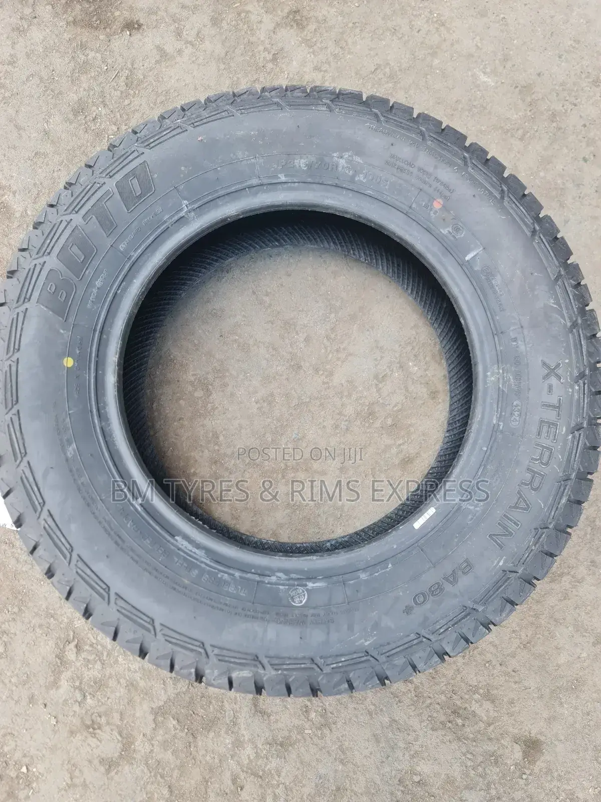 215 /70 R16 Boto Tyres (All Terrrain).
