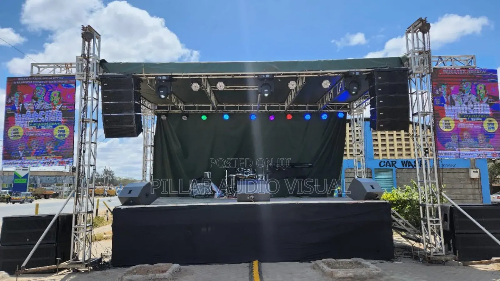 The Canopy Stage the Line_array Sound/ Public Address