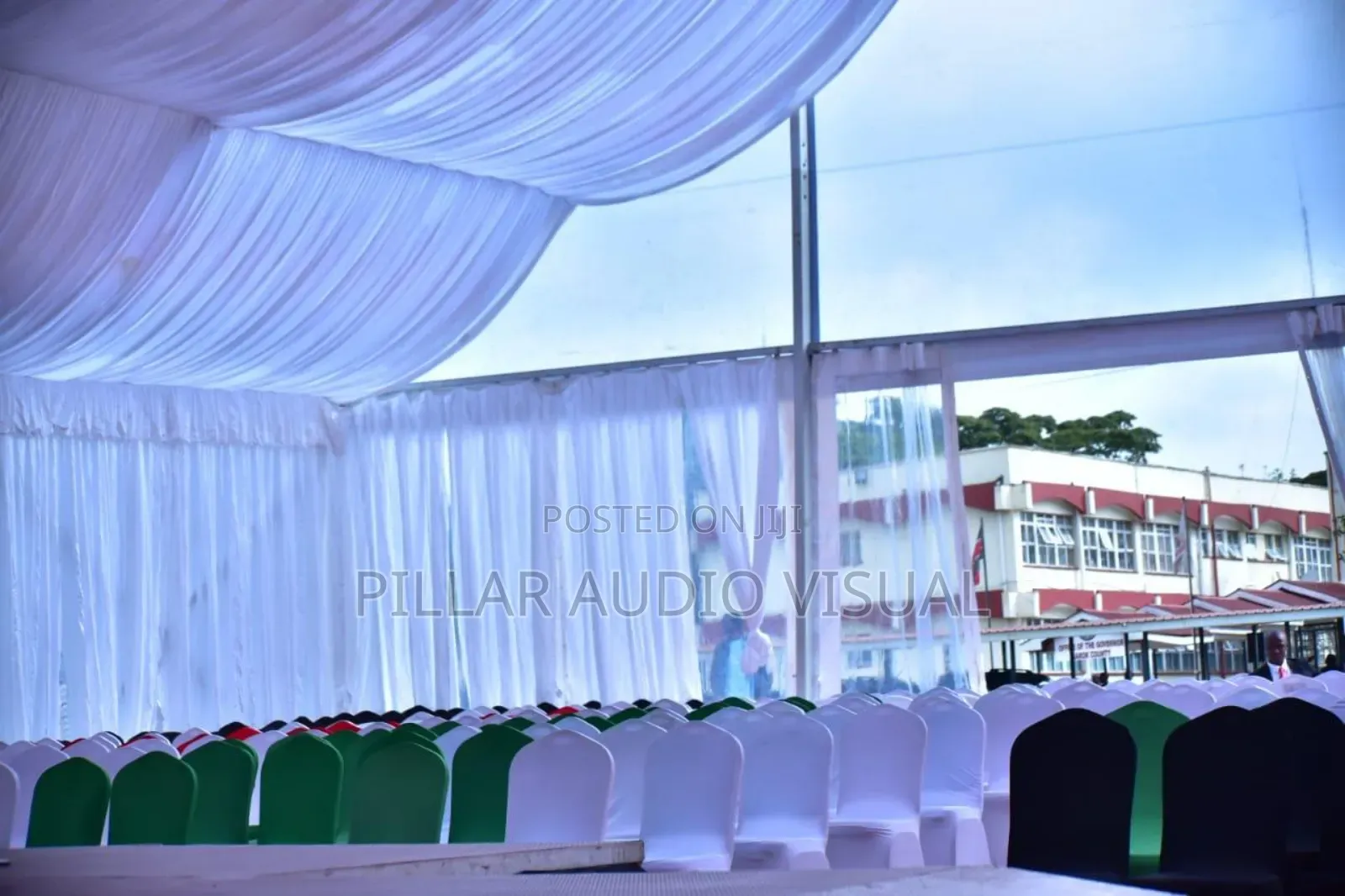 Plastic Seats Chairs, Dressed Undressed Hire, Hire Tents