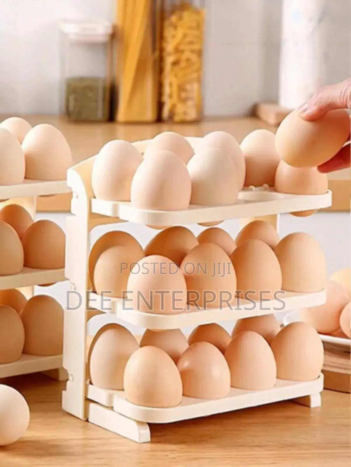 30pcs Foldable Egg Tray