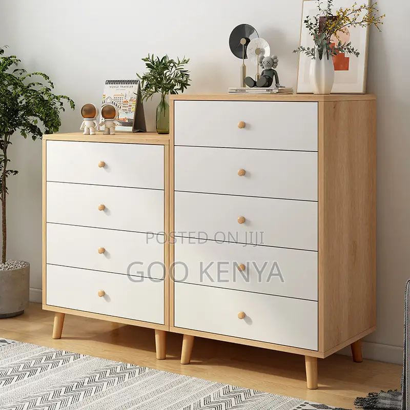 Bedside Cabinet; Simple Wooden Bedside Storage Unit