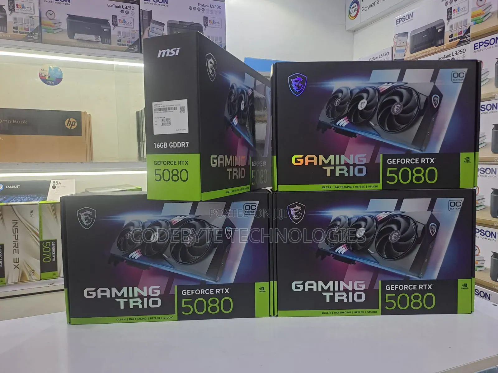 Geforce RTXTM 5080 16g Gaming Trio Oc White