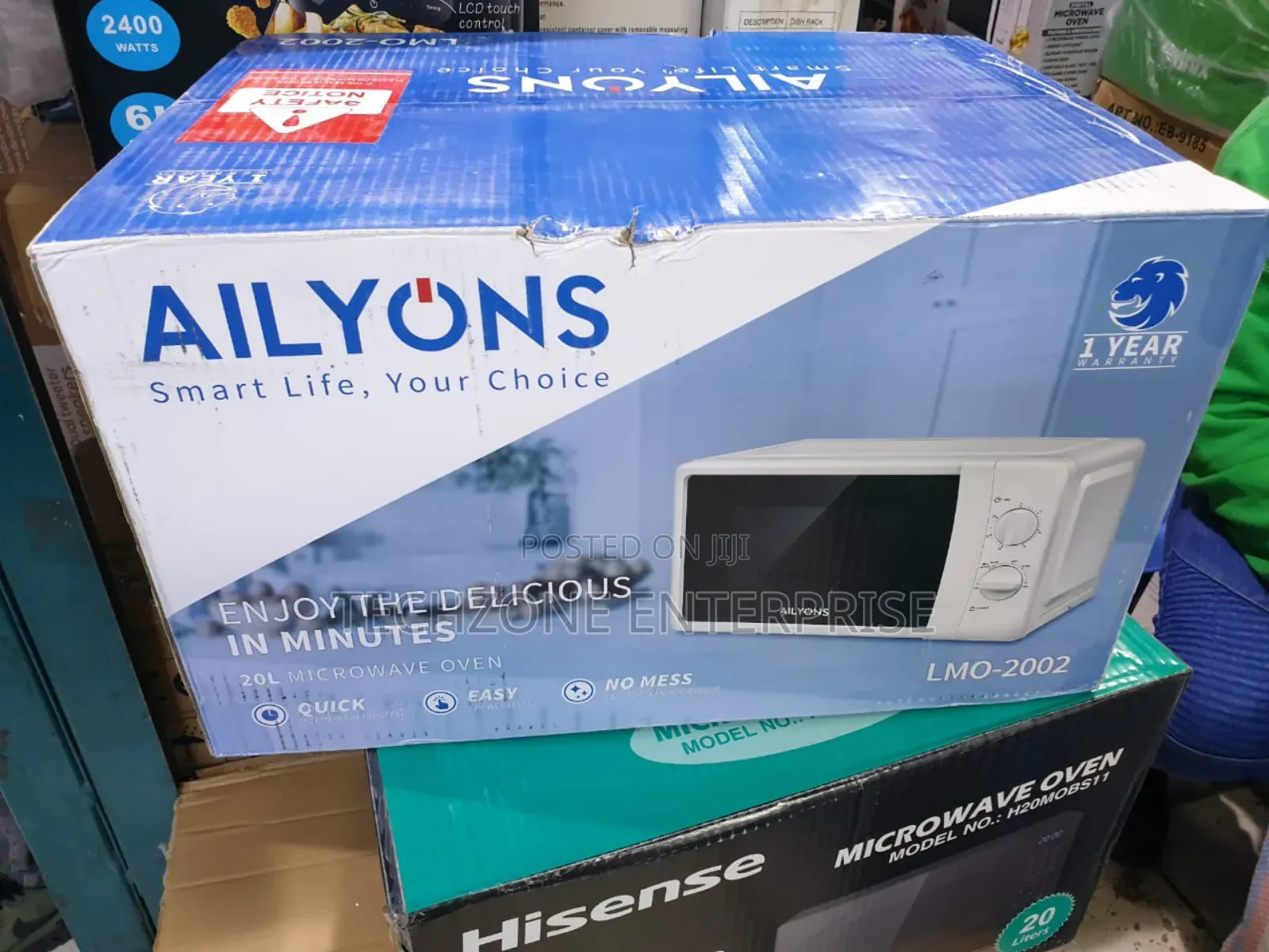 Ailyons 20 Litres Lmo-2002 Manual Microwave Ovenb 