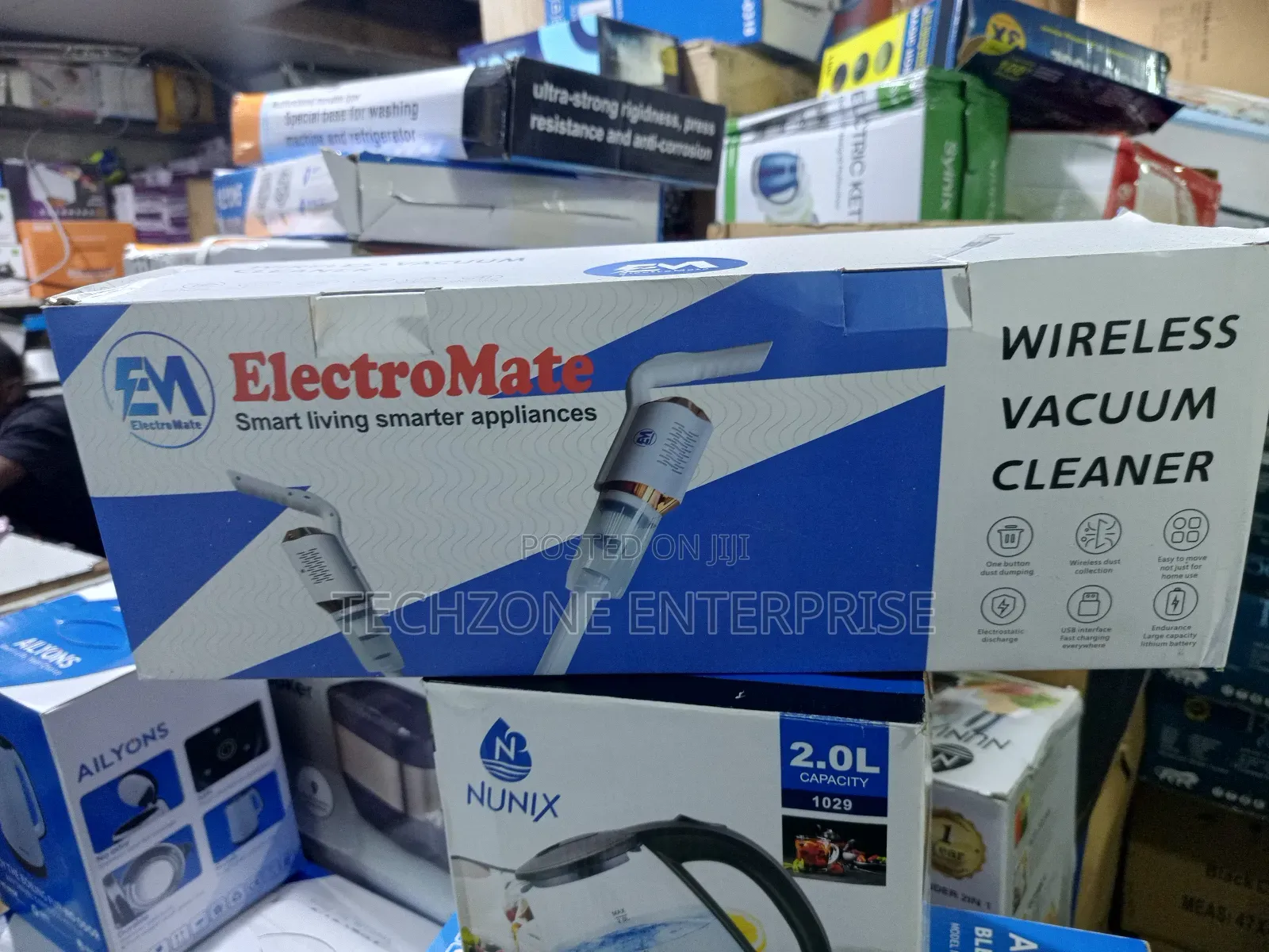 Electromate Wireless Vacuum Cleaner With Accessories 
