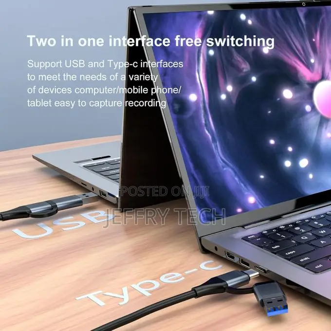 Video Capture Card, Hdmi to Usb 3.0 Type-C for Gaming, Ma