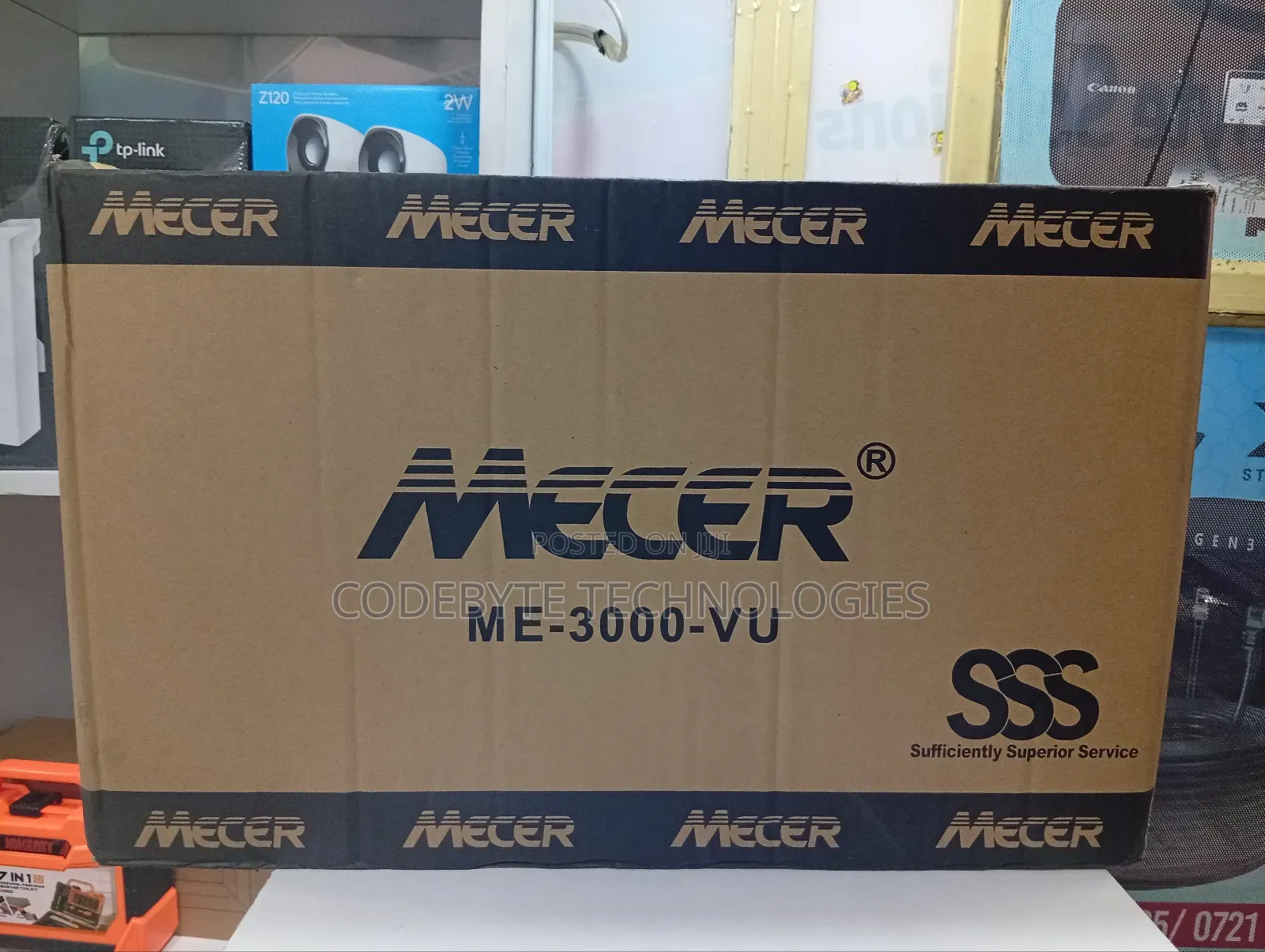 Me-3000-Vu Mecer 3000va (1800w) Line Interactive Ups