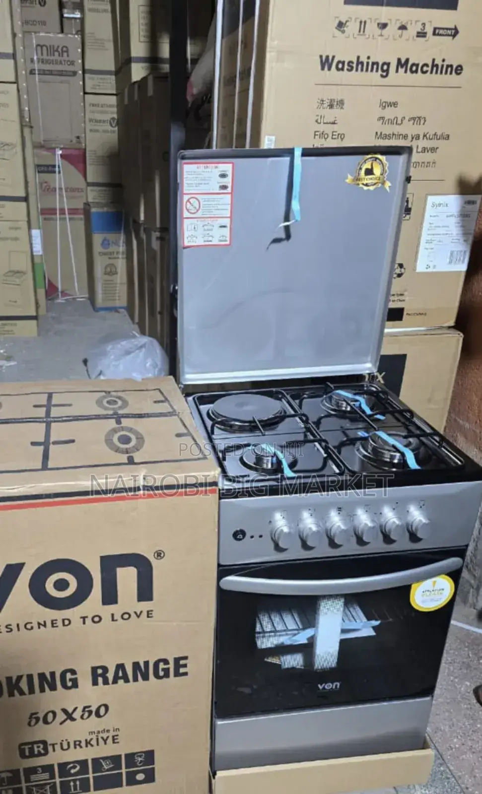 Experience With Von 50 by 60 Standing Cooker