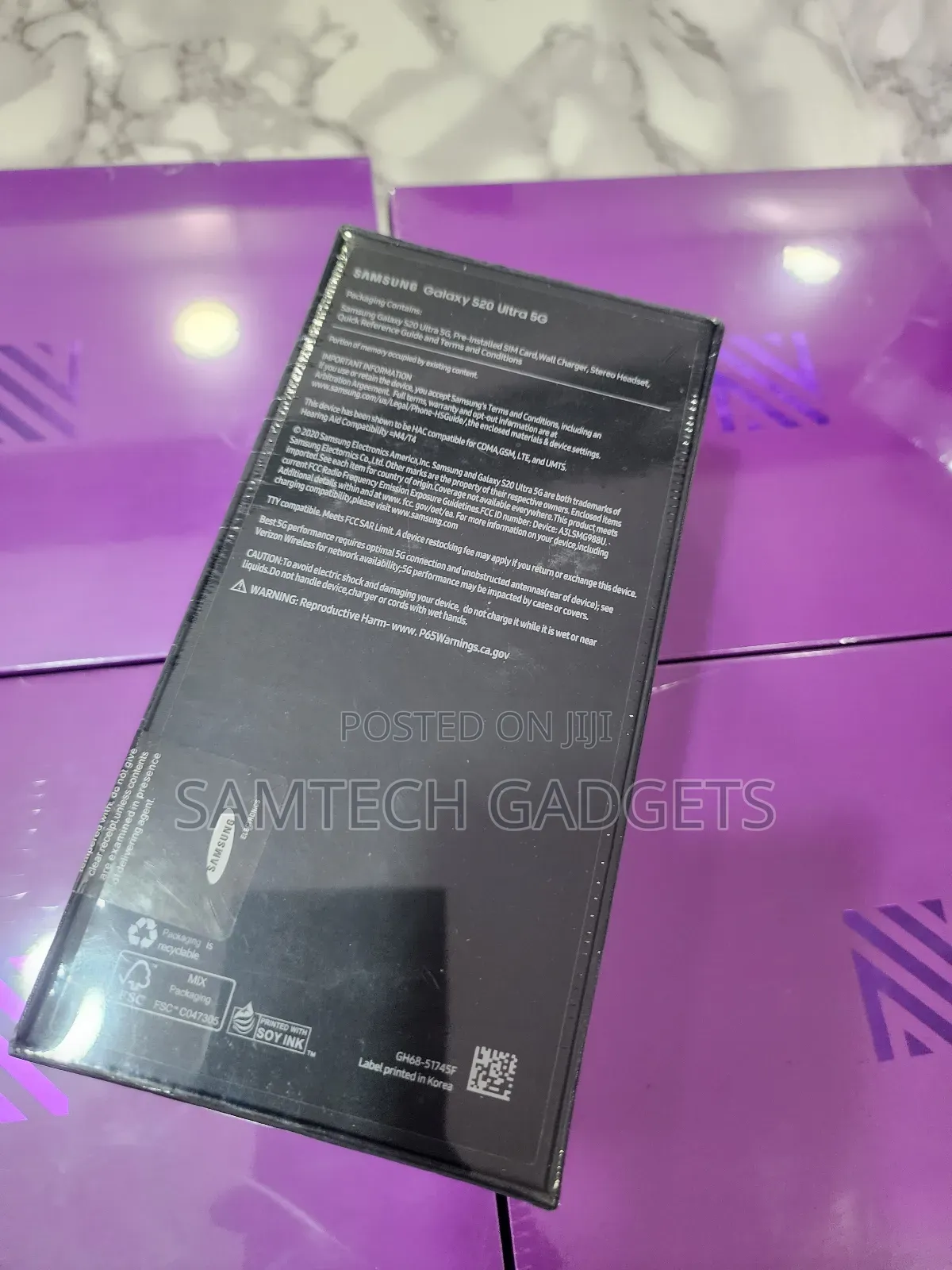 New Samsung Galaxy S20+ 5G 128 GB Blue