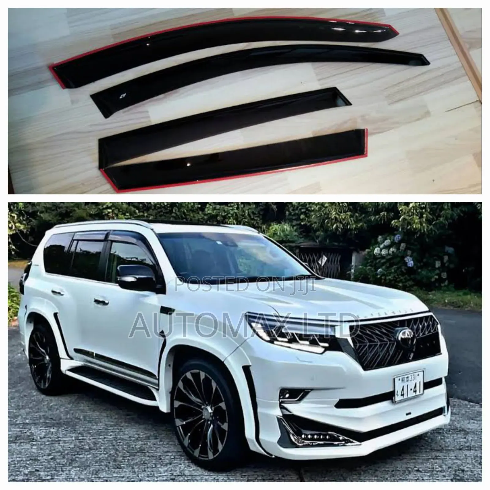 Gr Sport Wind Breakers for Toyota Land Cruiser Prado, J150
