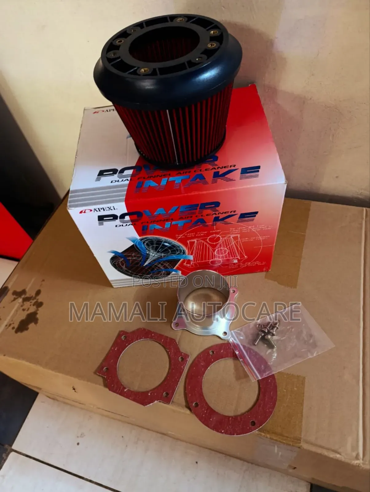 Universal Apexi Dual Funnel Air Intake Cleaner Racing Upgrade