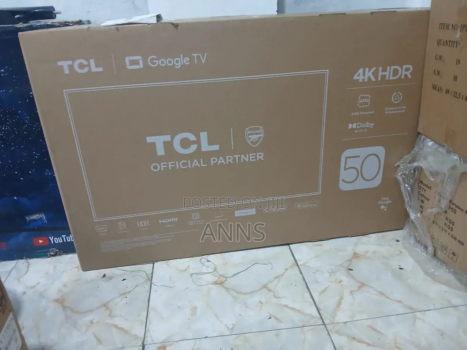 TCL 50 Inches Smart Android Frameless