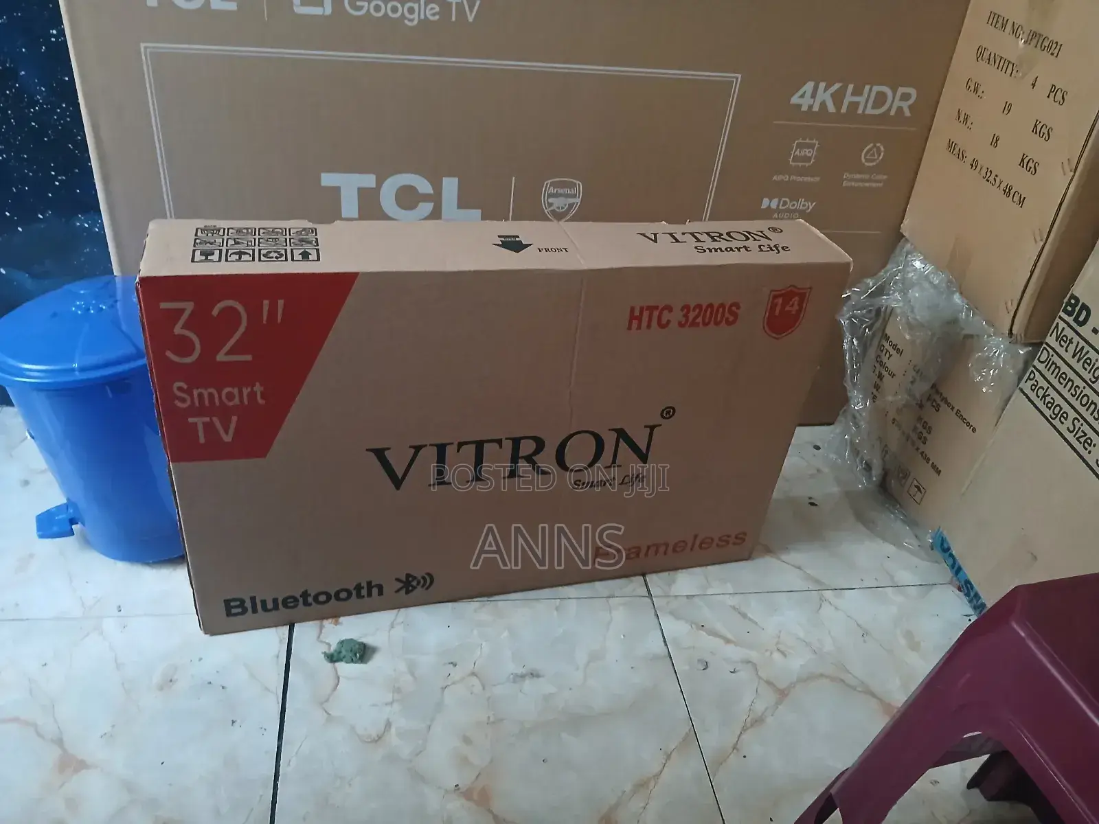 Vitron 32 Inches Smart Android Frameless Tv Bran