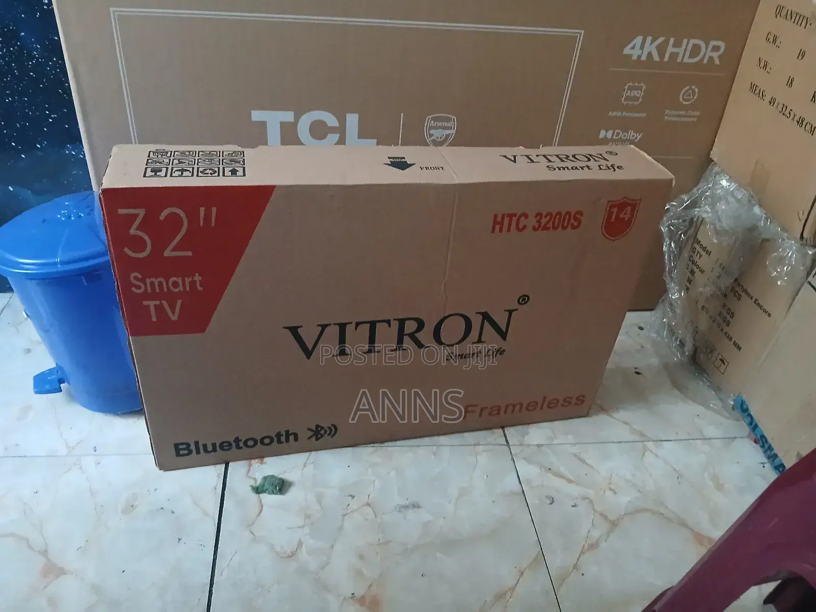 Vitron 32 Inches Smart Android Frameless Tv Bran