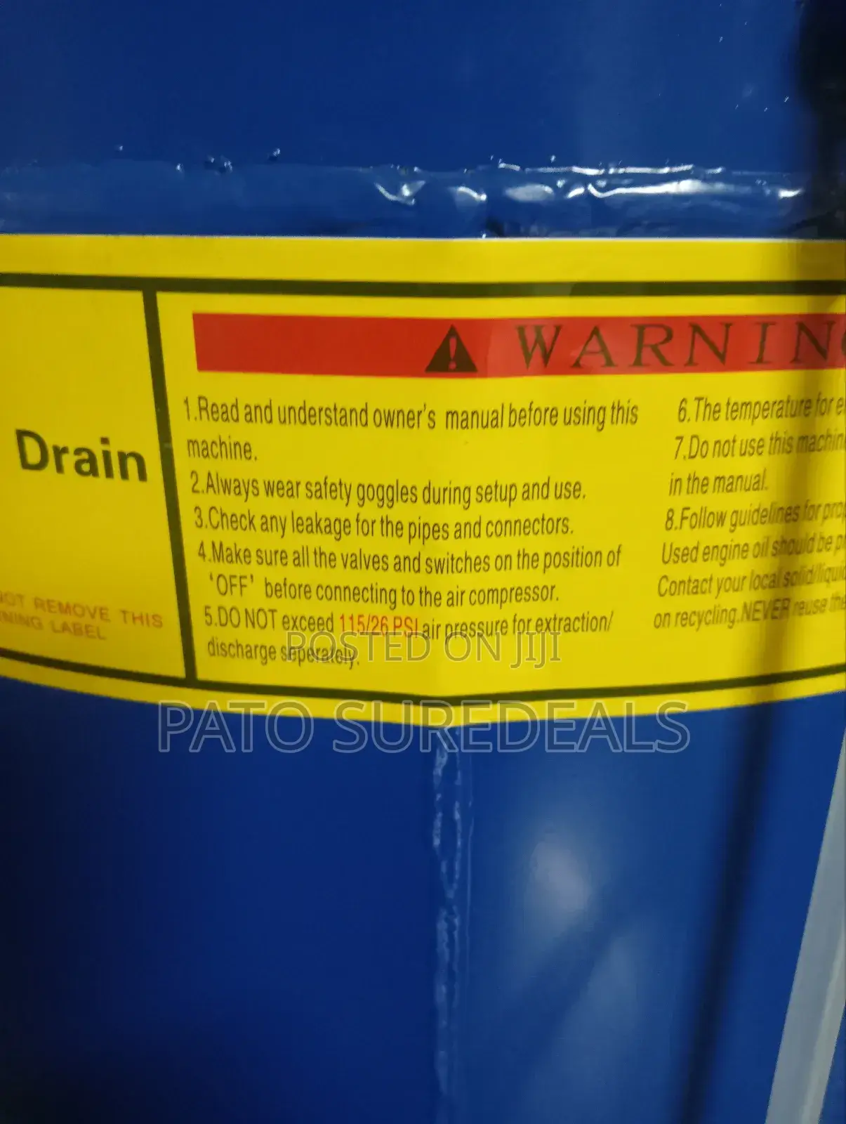 Mobile Oil Drainer