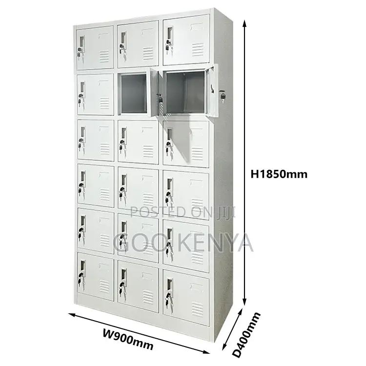 Office Cabinet; 15 Door Metal Steel Locker Storage Cabinet