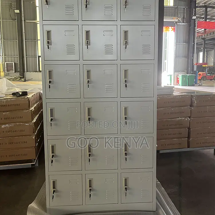 Office Cabinet; 15 Door Metal Steel Locker Storage Cabinet