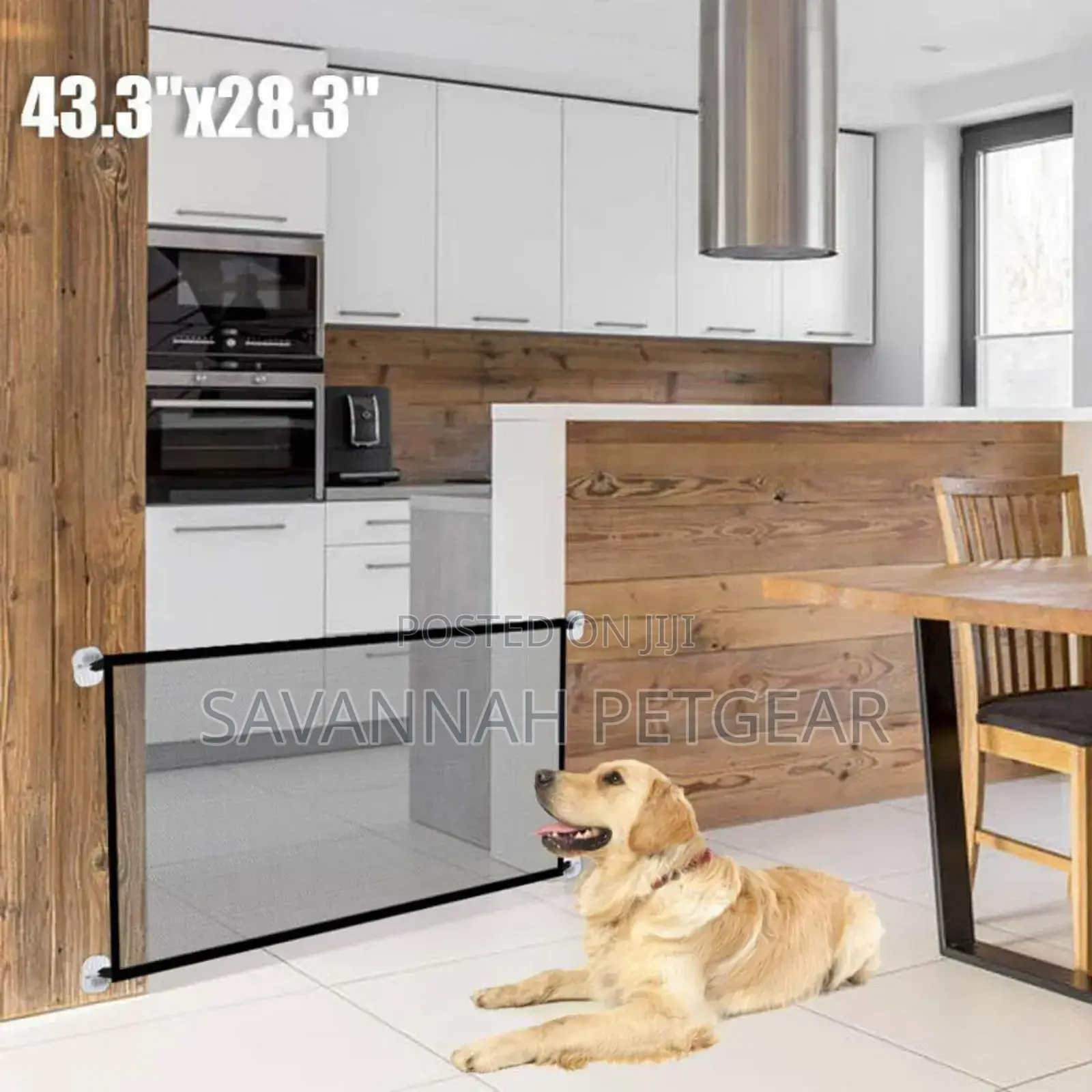 Mesh Dog Gate for Pet Safety Enclosure - 180cm Long