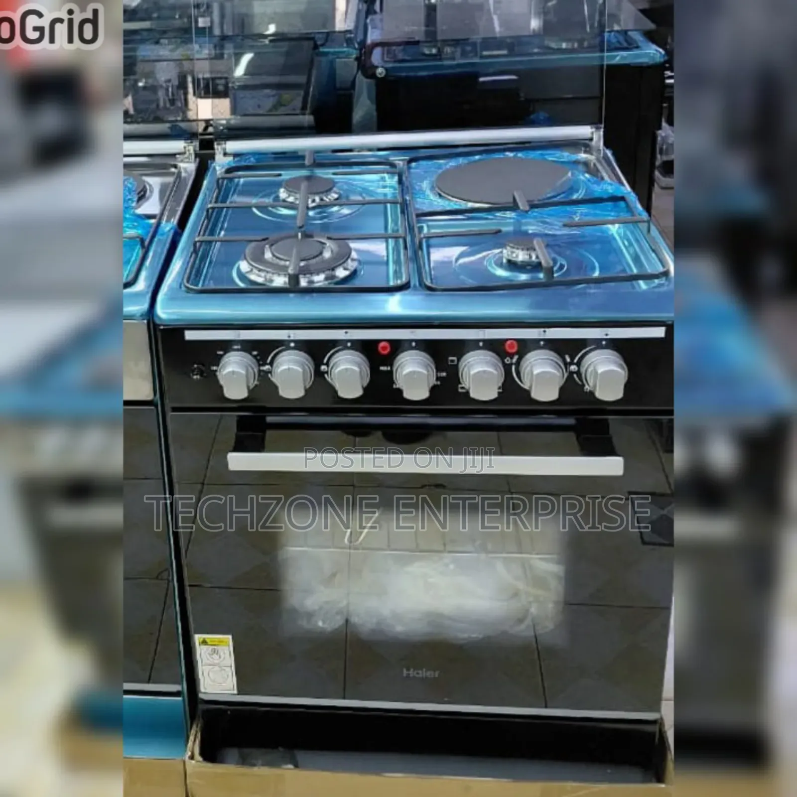 Haier 60*60 3+1 With Wok Burner and Gas Sensor With Electric Oven 
