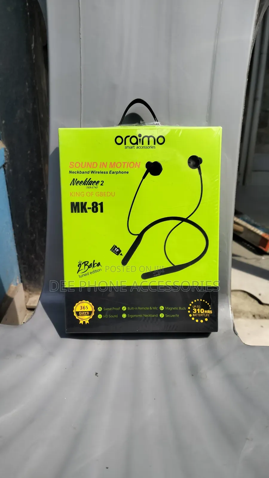 Oraimo Necklace 2 Wireless Earphones