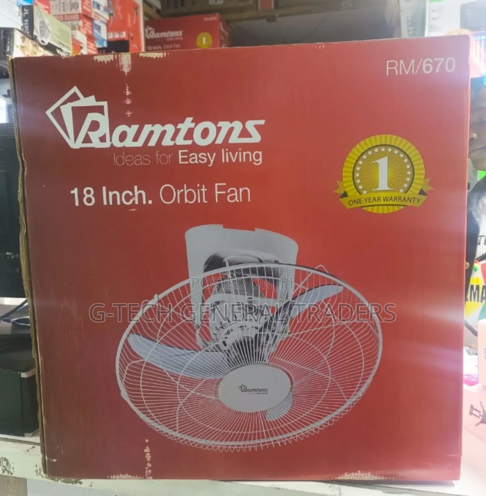 Ramtons 18inch Rm/670 Heavy Gauge Orbit Fan