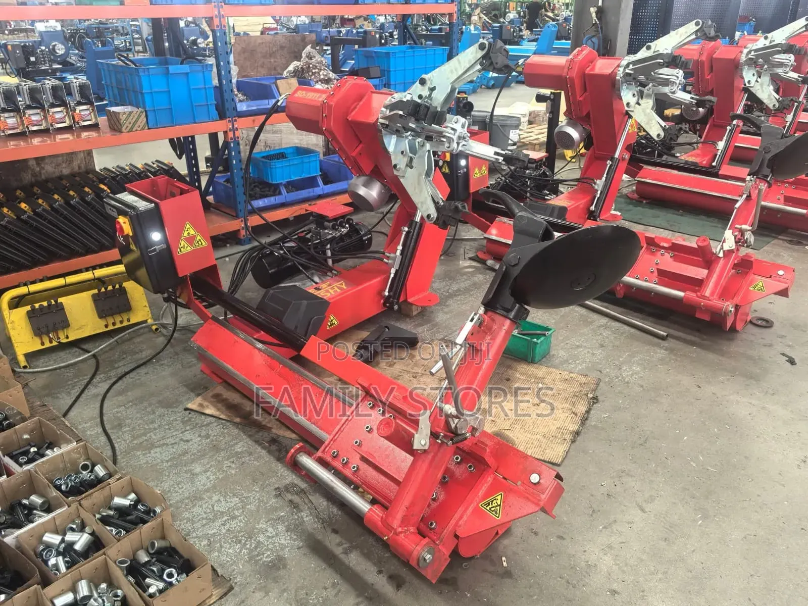 Commercial Truck Tyre Changer Machine Three Phase Sunshine Italy Brand