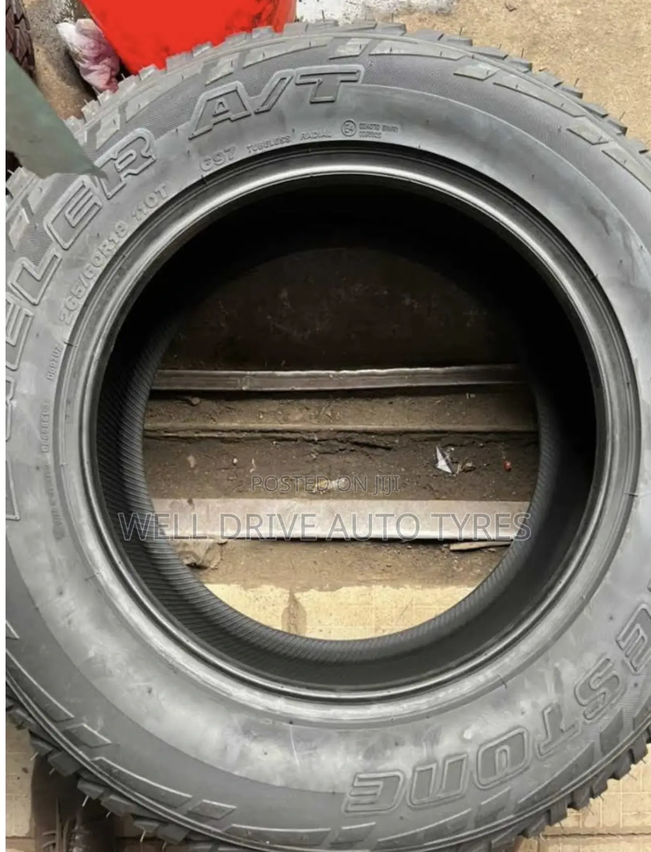 265/60r18 Brigestone Tires Dueler Alltarrain