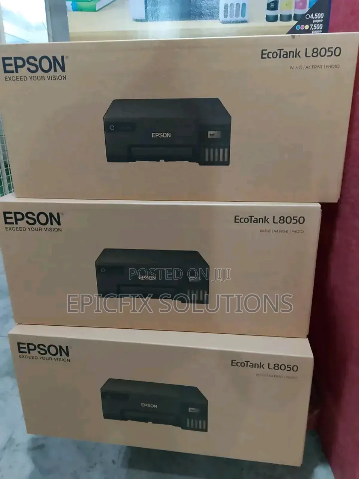 Normal Printer L8050 Printing Up to PVC Cards
