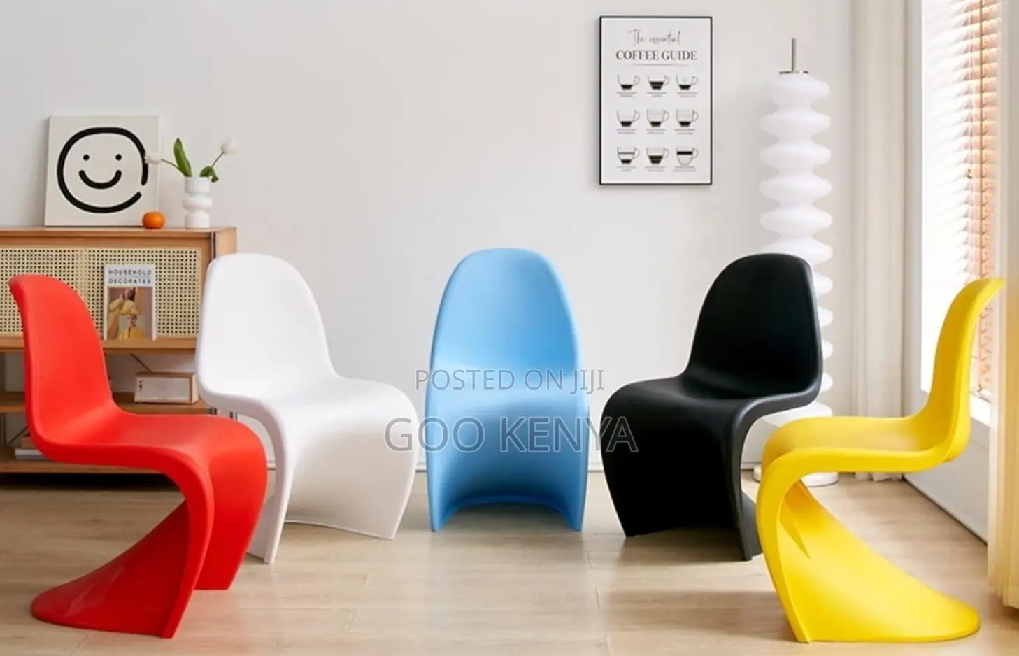 Lounge Chair; Creative S-Shaped Painted Lounge Chair for Living Room