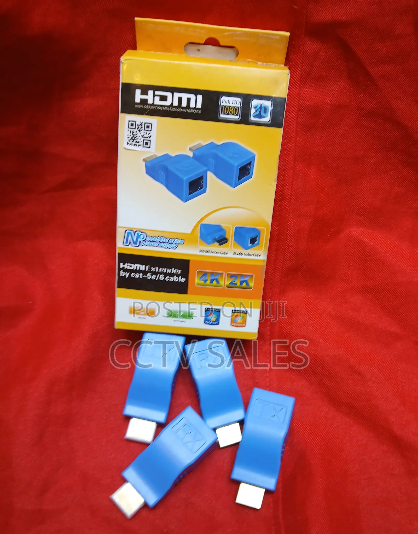 Hdmi Extender by Cat-5e/6 Cable Transmitter Up to 30m 1080