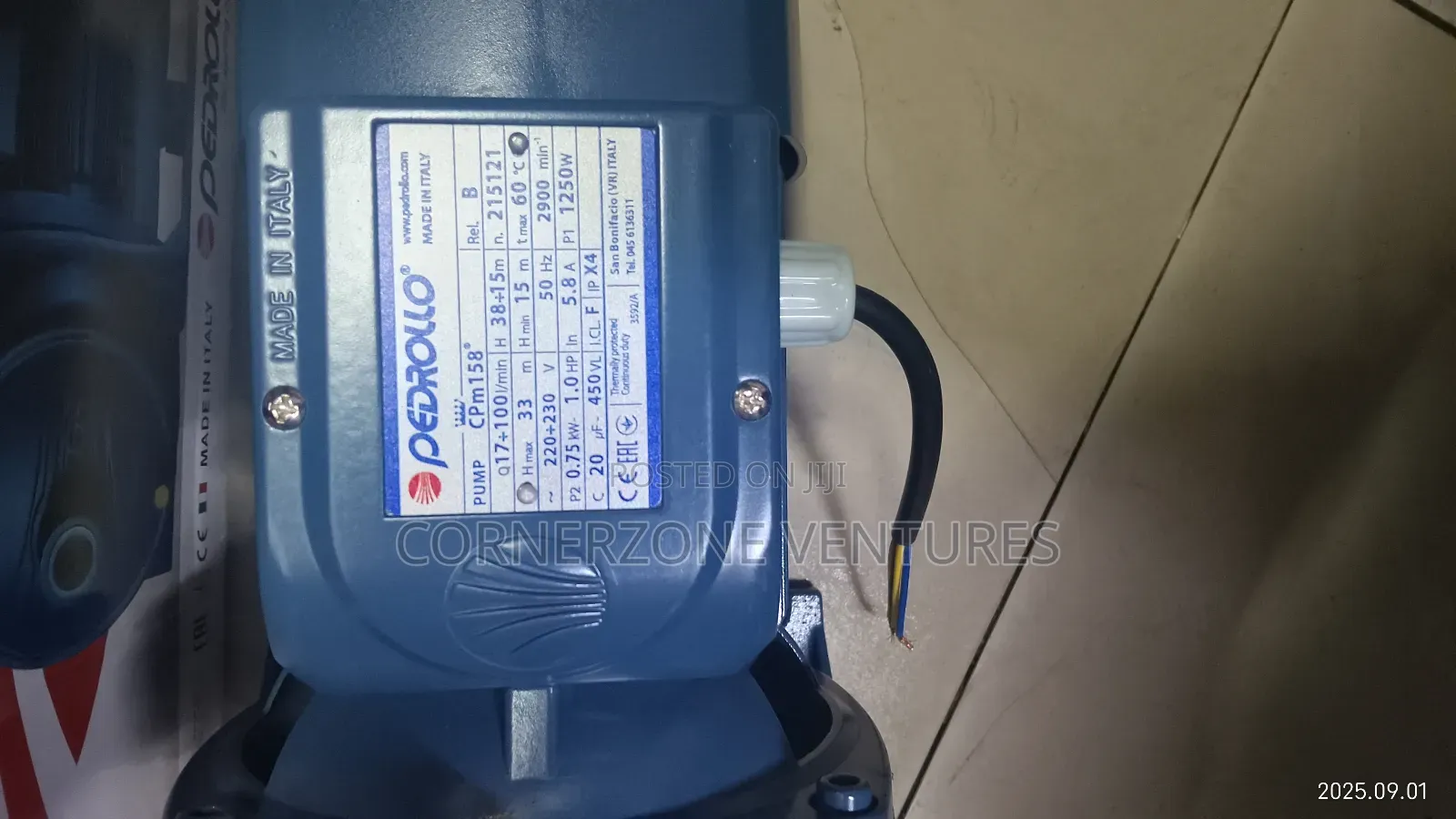 1hp Pedrollo / Booster Pump 1hp / 1hp Water Pump