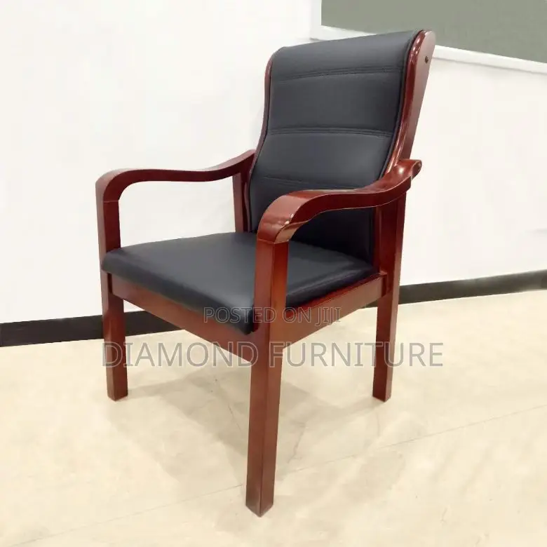 Office Furniture; Luxury Wooden Office Chair With Polished Finish