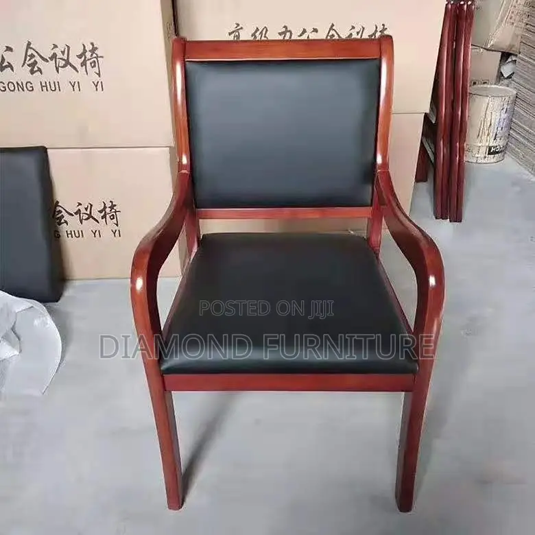 Office Furniture; Luxury Wooden Office Chair With Polished Finish