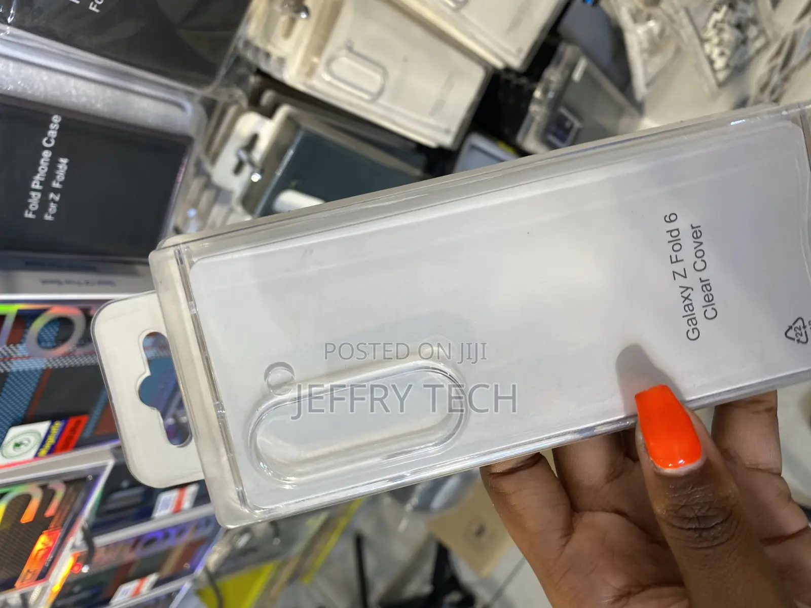 Warty Samsung Galaxy Z Fold 6 Protective Clear Cover With Secure