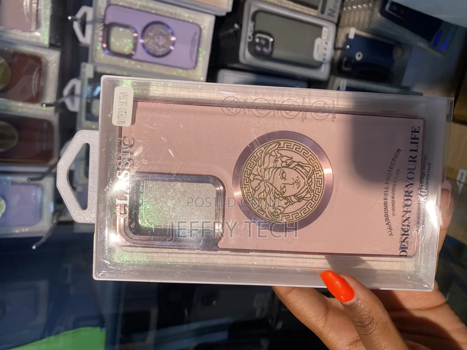 Wayterf Versace Samsung Galaxy Note 20 Ultra Cover