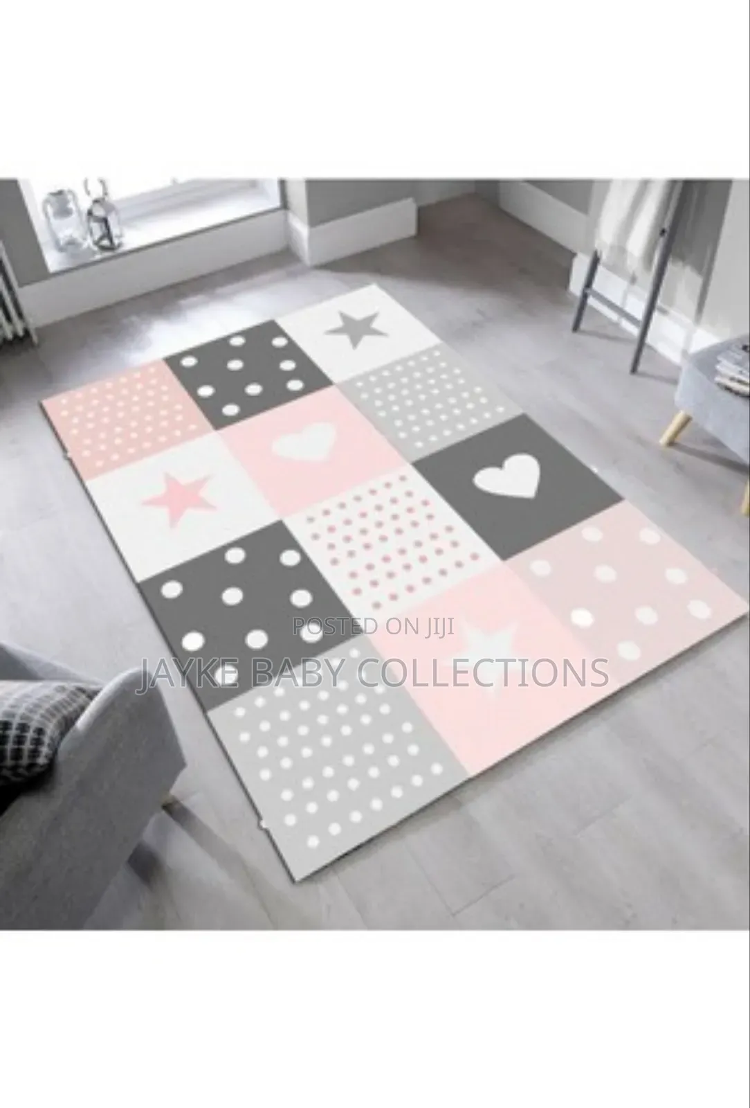 Kids Bedroom Nursery Rug 160x100cm Non-Slip