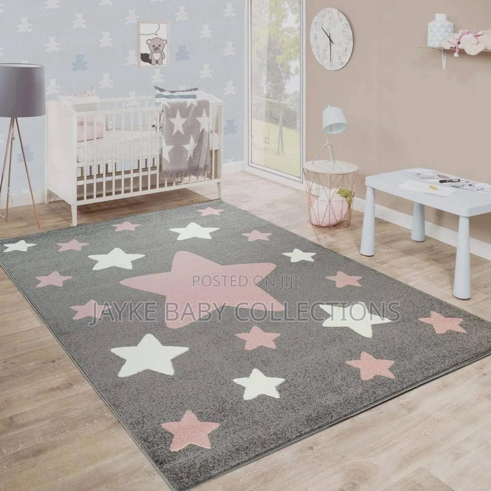 Kids Bedroom Nursery Rug 160x100cm Non-Slip