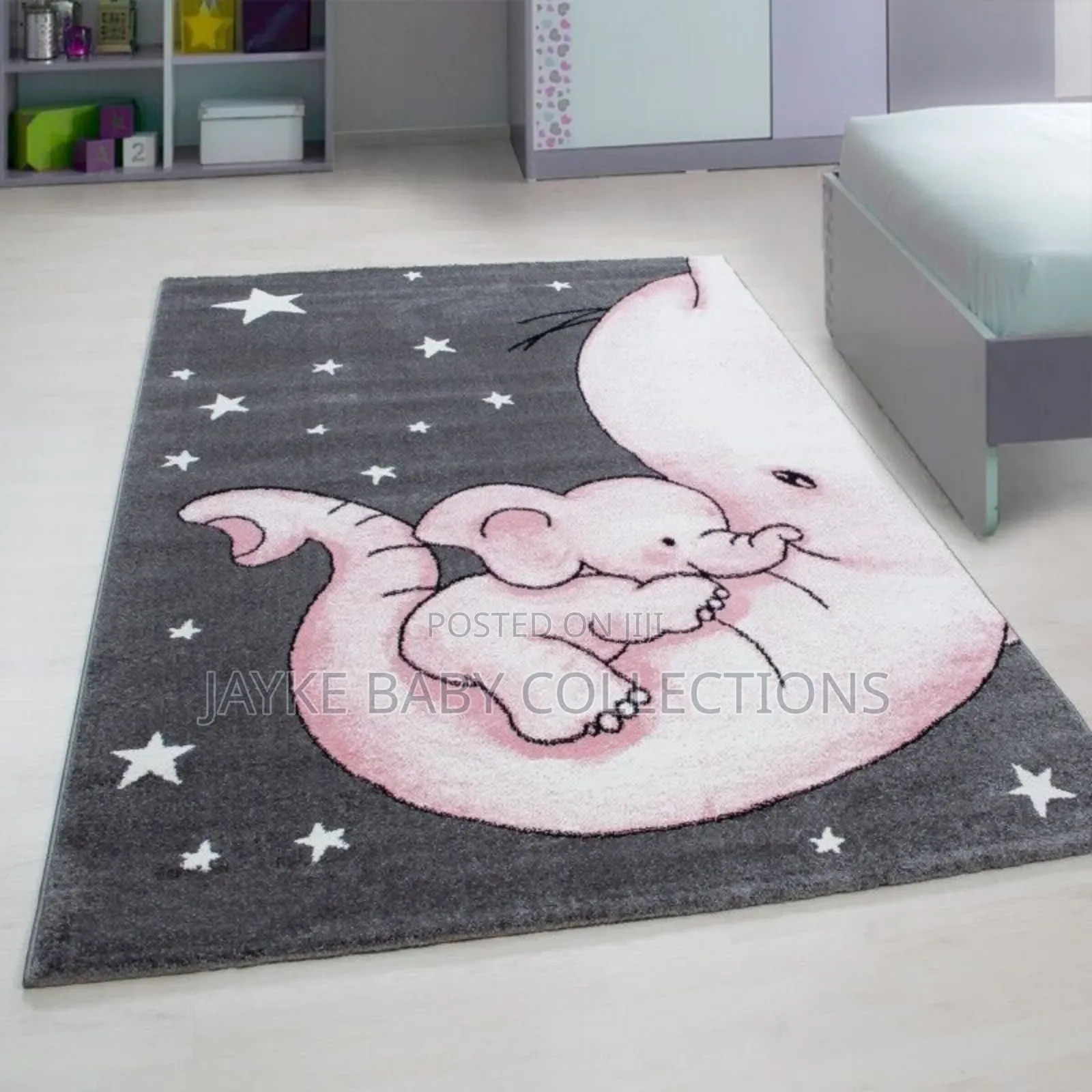 Kids Bedroom Nursery Rug 160x100cm Non-Slip