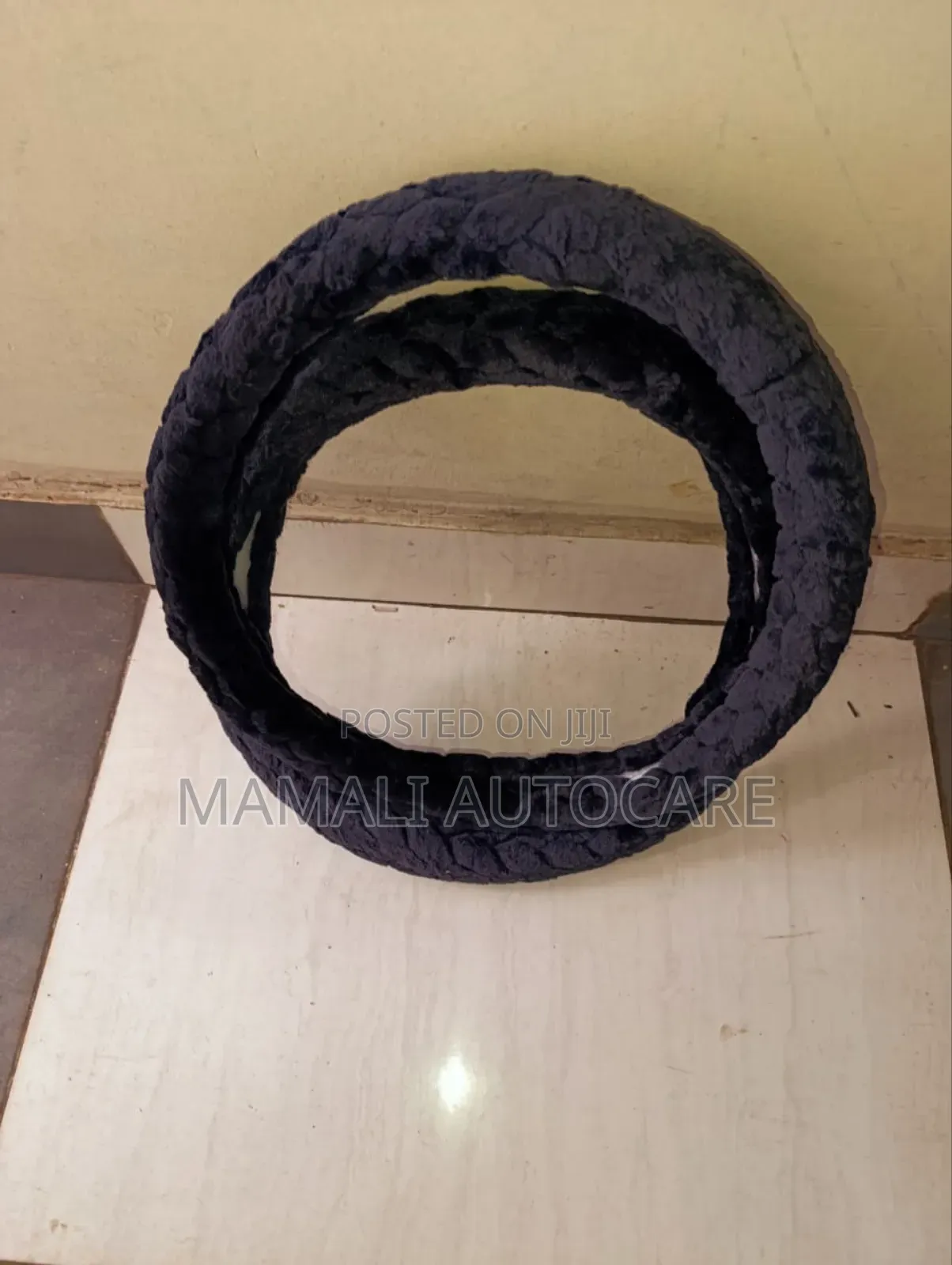 Fluffy Steering Wheel Cover, Universal Soft Plush Car Accessory