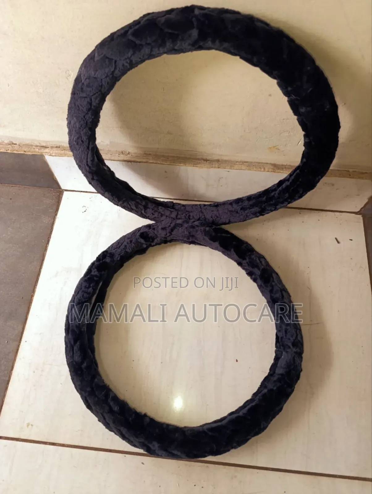 Plush Fluffy Steering Wheel Cover Universal Fit Warm Comfort