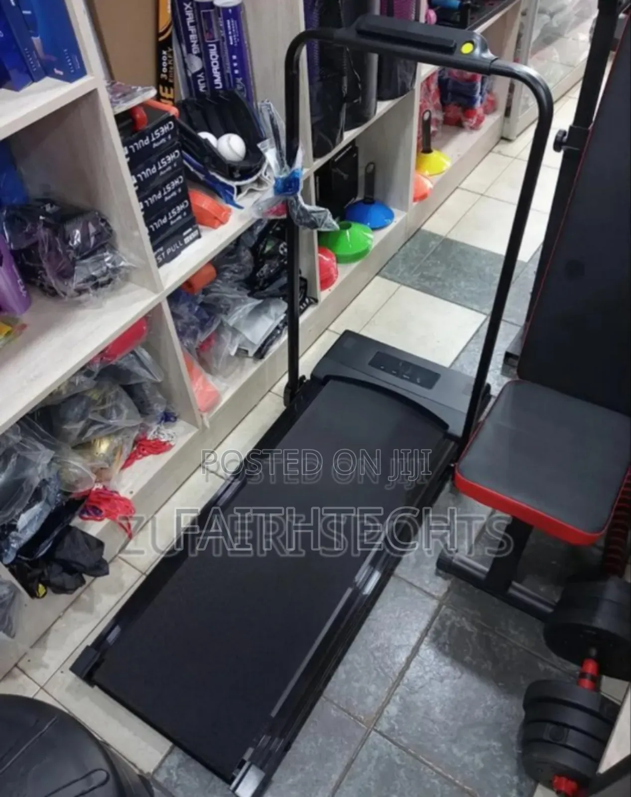 Slim Foldable Treadmill for Walking and Running