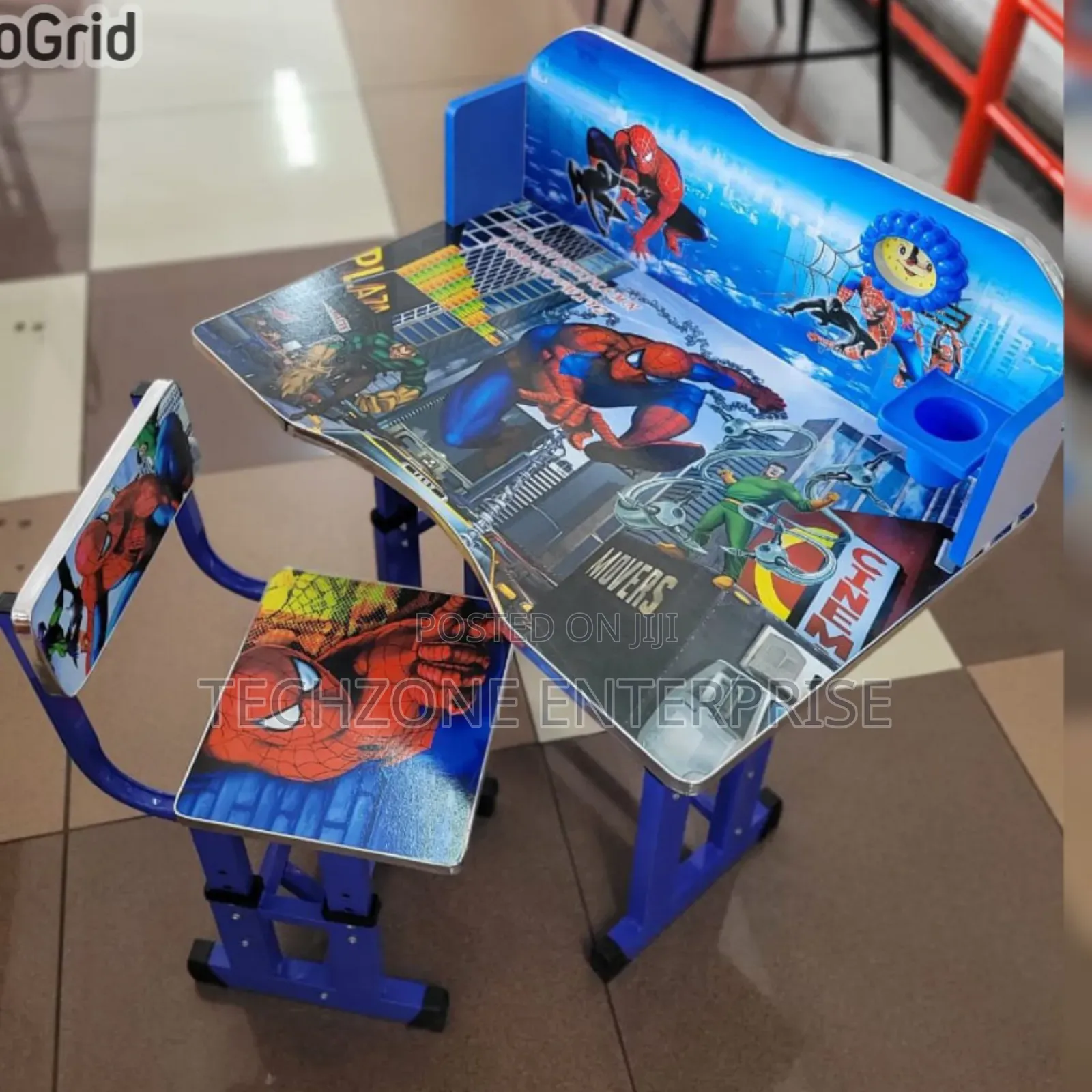 Adjustable Multi Functional Kids Study Table and Chair Children Desk ,