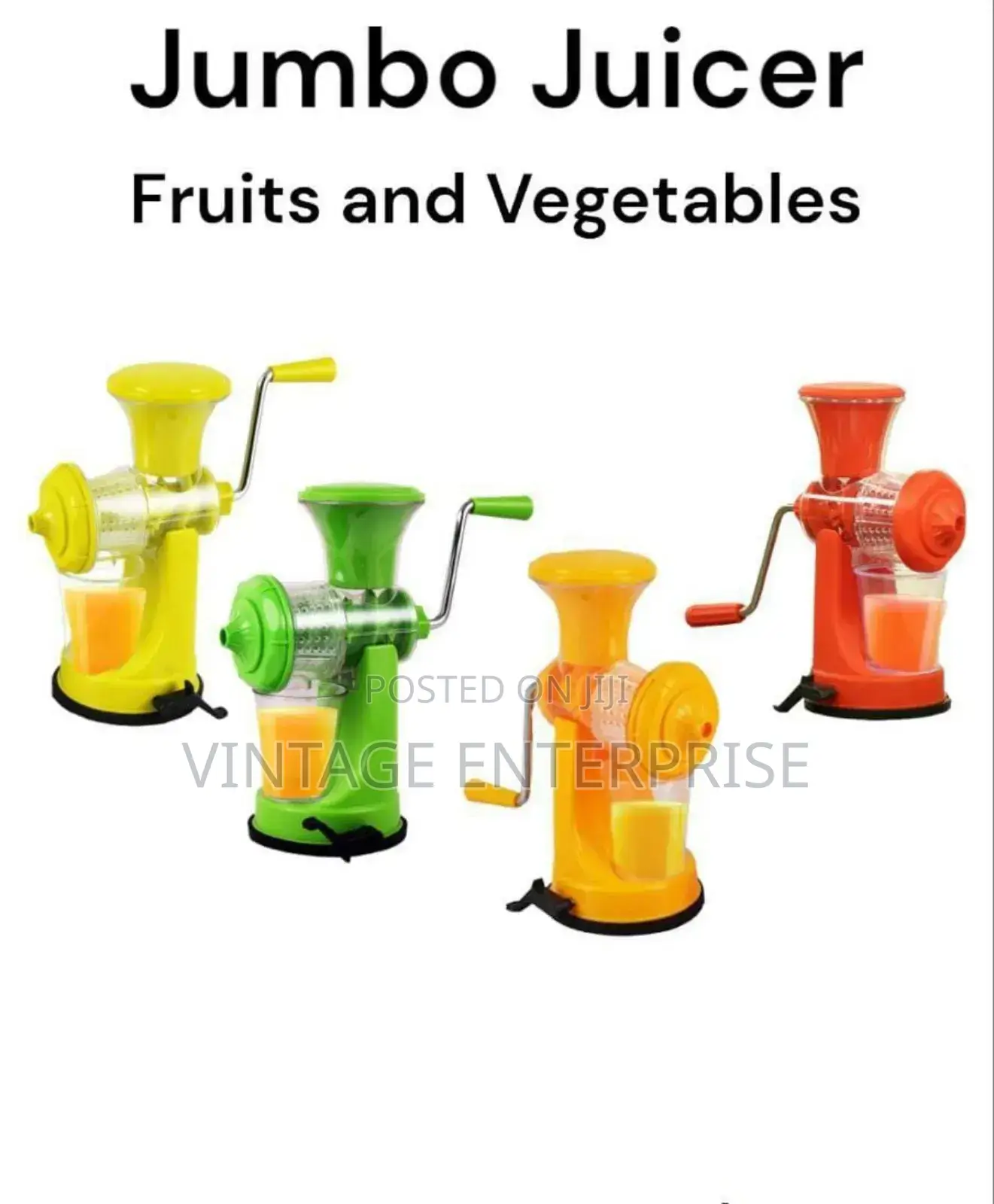 *Jumbo Juicer Manual*