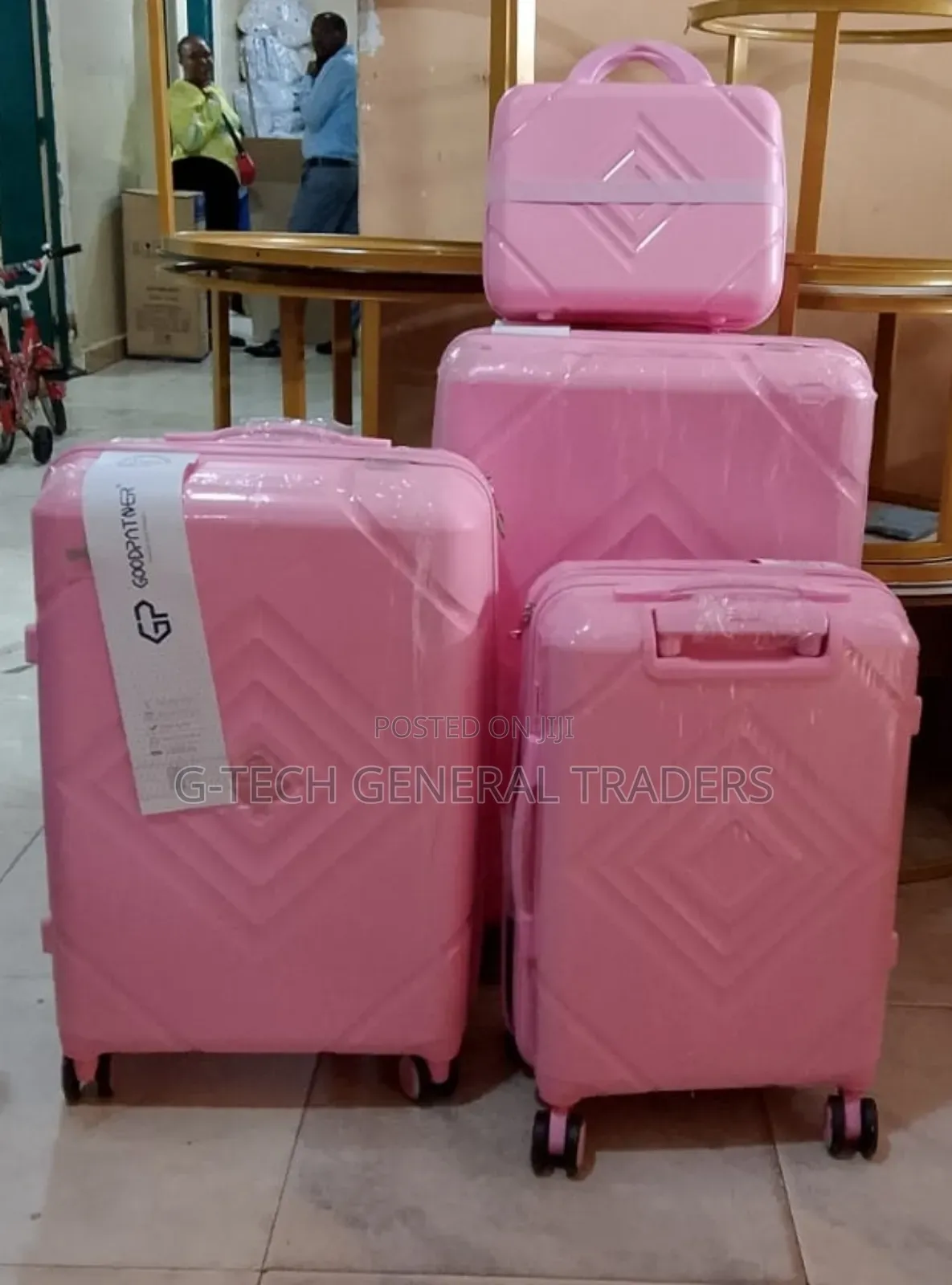 Luxurious Heavy Duty 4in1 Size 2 Rubber Suitcase