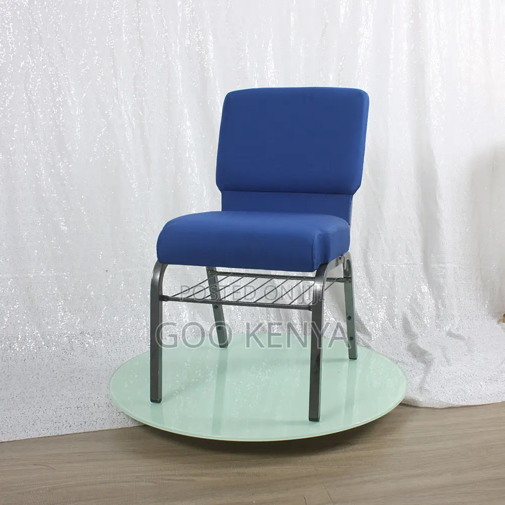 Outdoor Chair; Interlocking Auditorium Chair With Padded Seat