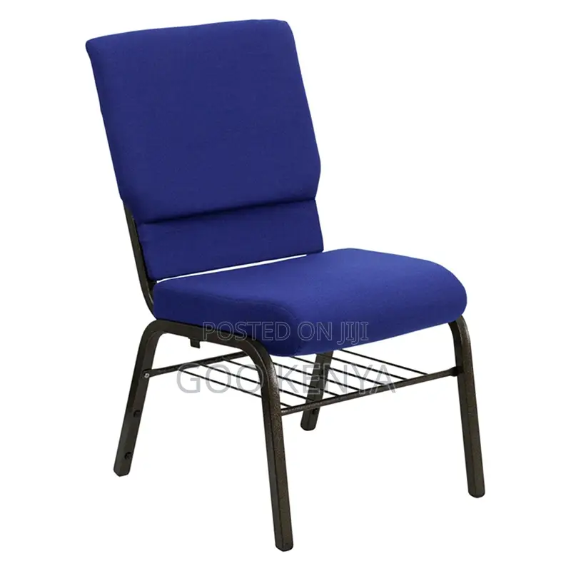Outdoor Chair; Interlocking Auditorium Chair With Padded Seat