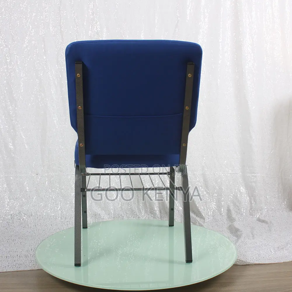 Outdoor Chair; Interlocking Auditorium Chair With Padded Seat