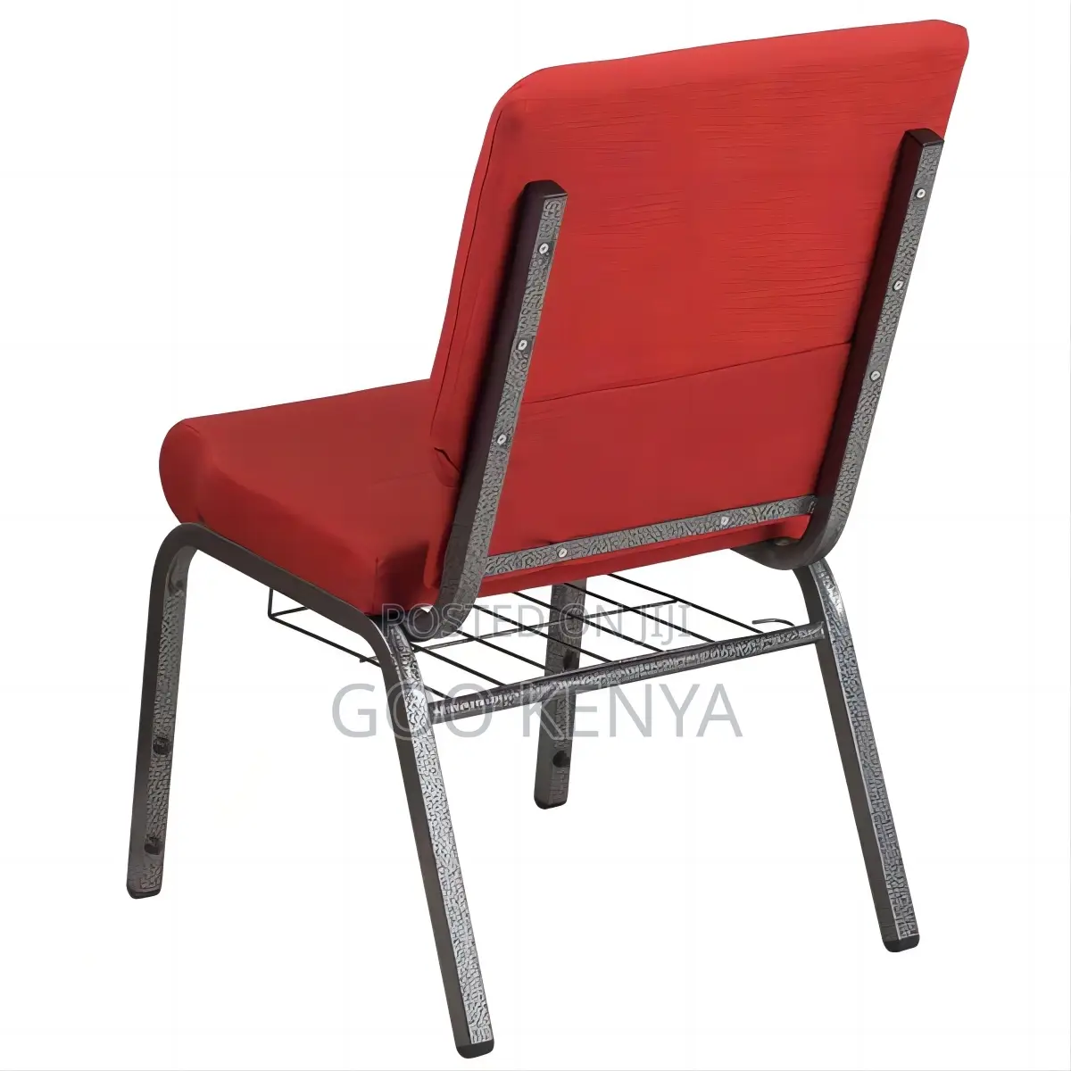 Outdoor Chair; Interlocking Auditorium Chair With Padded Seat