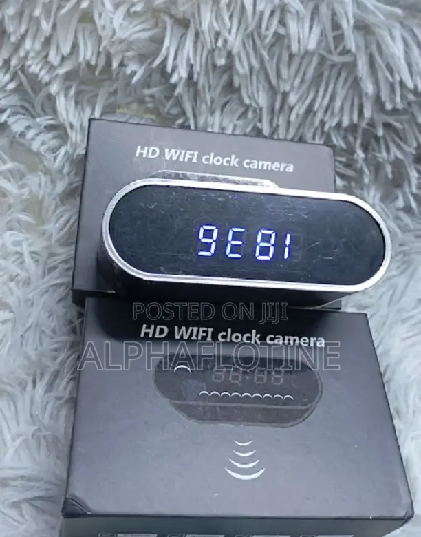 Affordable Security Wireless Digital Clock Camera